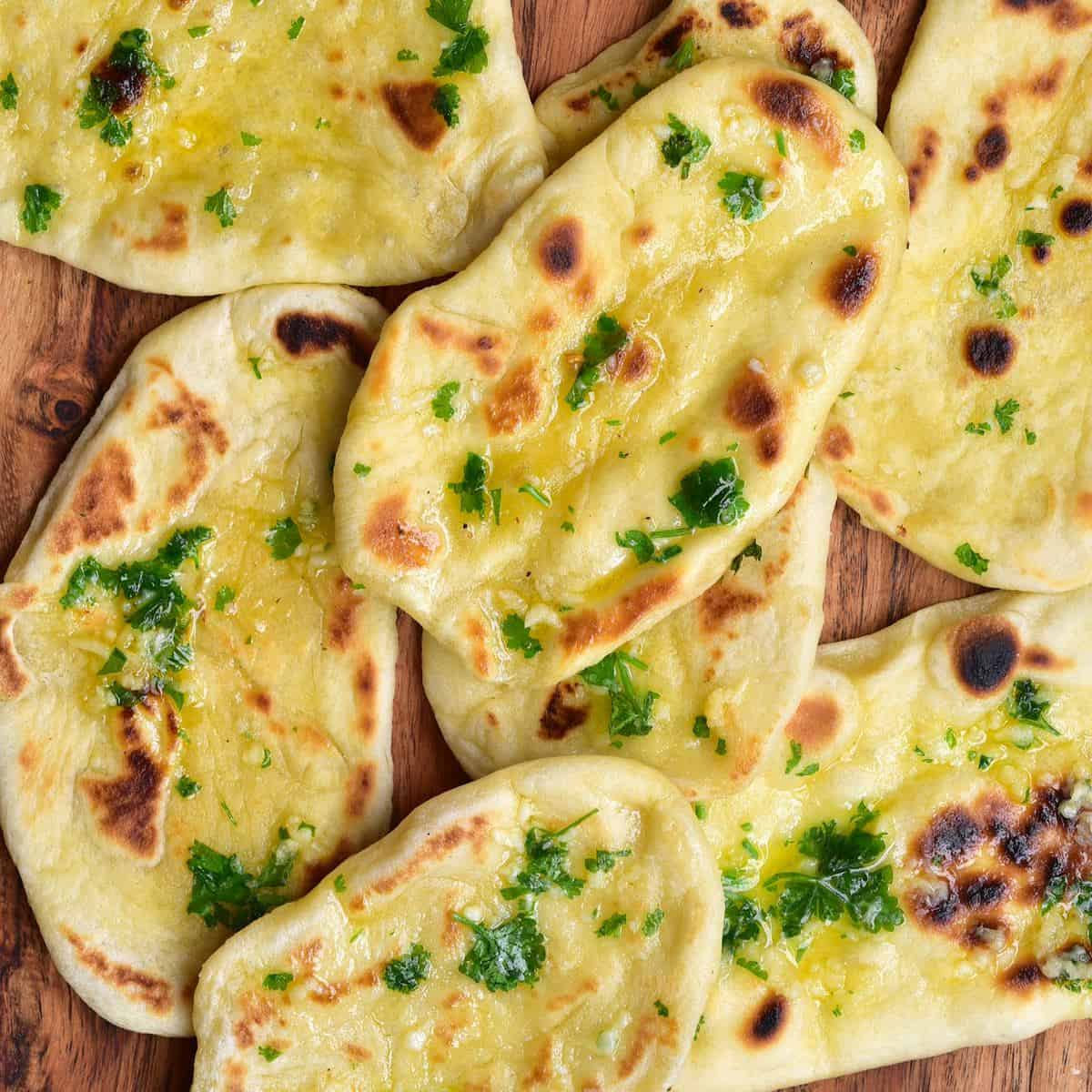 Garlic and Coriander Naan